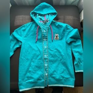 Rare Psycho Bunny Zip-Up Size L